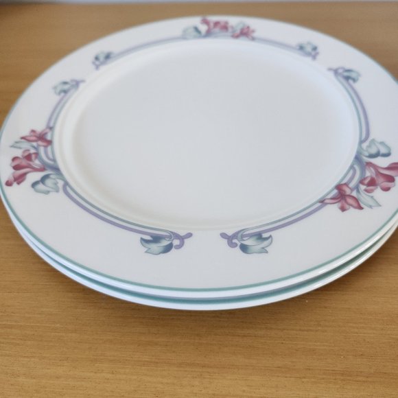 2 Homer Laughlin Dinner Plates Sara Seville Line Restaurant Ware - Picture 2 of 5